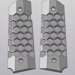 Grips HONEYCOMB for WE/KJW GBB pistol 1911