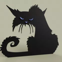 Grumpy Cat alone