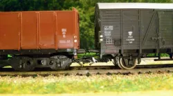 H0 NEM coupler adapter for old Piko 2 axle and freight cars - Short