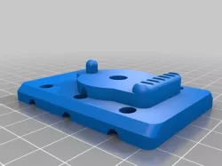 HTC Vive tracker shoe adapter with flat bottom