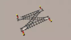 large train switch handle outside