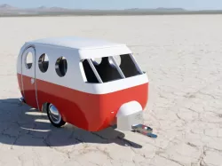 Lego friends VW caravan trailer