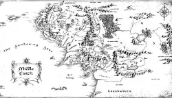 Lord of the Rings Middle Earth Map