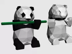 Lowpoly Panda