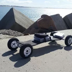  MBS five-star hub ATS12 trucks esk8 electric skateboard