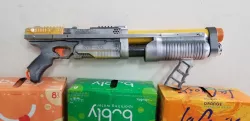 Merged Nerf Shotgun PumpMid & AR-15 Skeleton Handle