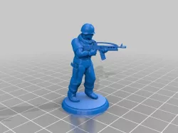 Modern Soldier - Futuristic Rifle
