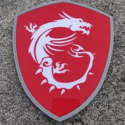 MSI computer sign logo badge
