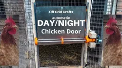 Off Grid Automatic Solar Chicken Coop Door