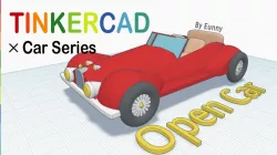 Open Car with Tinkercad