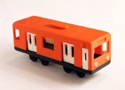 Parametric Tram/Metro Coach With Articulated Doors