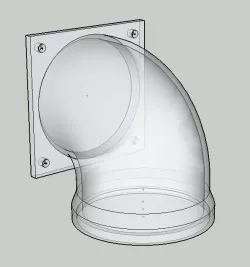 Pipe Elbow (diameter 50mm)