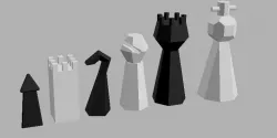Polygon Chess Set