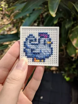 Printed Cross Stitch Aida Cloth by Billie Ruben