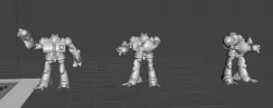 Robotech Masters T'siendral Legionnaire Green Bioroid set2 (3 units)