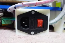 Rostock mini AC inlet