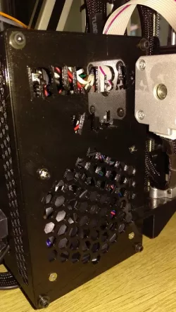 RUMBA+ casing for 2040 extrusion profile printer