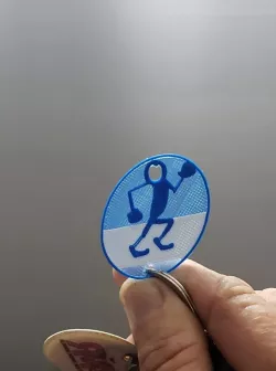 running boy key-ring