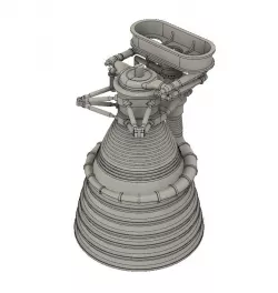 Saturn V Rocket - F1 Engine (SIMPLIFIED)