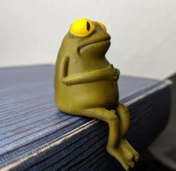 Schwermütiger Mittwochsfrosch
