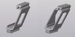 Scope mount base for 1911