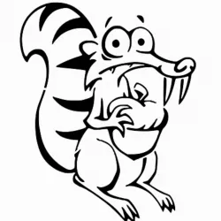 Scrat stencil