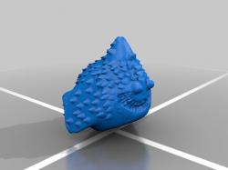 shark paper coloring shark face mask template 3D Models | Page 1