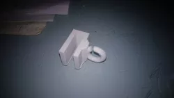 Simple wire filament guide - vertical