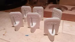 Small Curtain Rod Mount