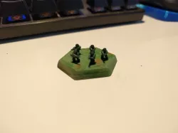 Squad for Battletech with Hex Base