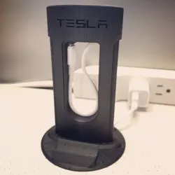 Tesla Phone Charger For Desk Grommet