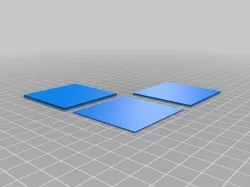 Transparent filament samples