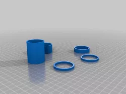 (WIP) JELOSEUM Jar with press fit lid and decorative rings