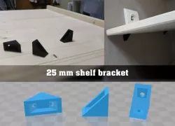 25mm shelf bracket