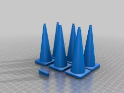 36" Traffic Cone 1/10 scale