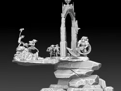 40k Heavy bolter scene 