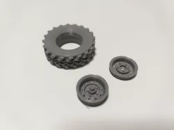 4x4 wheel - Ruedas 4x4 escala 1/18
