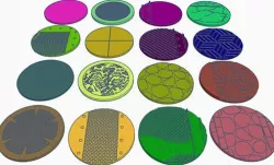 60mm Round Bases (x16) for Warhammer 40k or Dungeons & Dragons tabletop Miniatures