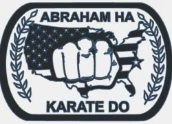 ABRAHAM HA KARATE DO patch
