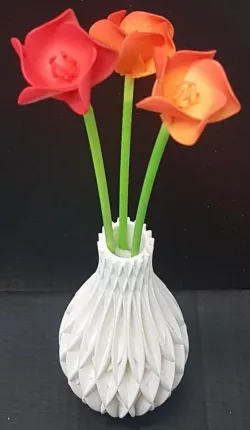 Abstract Flowers & Spiral Vase (Remix)