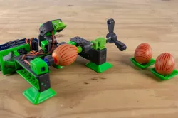 ALLBOT to egg drawing robot transformation parts
