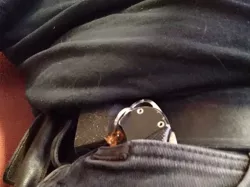 Belt retractable badge holder