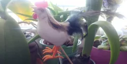 Bird leg for styrofoam birds