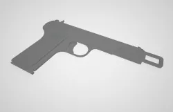 Car Seat Belt Lock Buckle - TT-33 Soviet pistol