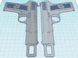 Car Seat Belt Lock Buckle - TT-33 Soviet pistol (Custom size)