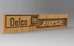 Corvette Bose/Delco Speaker Decal