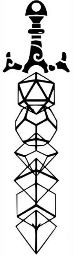 D&D Dice Bookmark