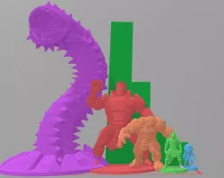 D&D Miniature Height Reference