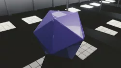 d20 Template - 20 Sided Dice - Icosahedron 