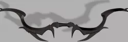 daedric bow from skyrim scale 1:1